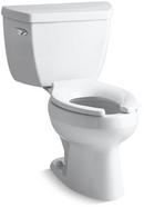 KOHLER White 1.6 gpf Elongated Two Piece Toilet 