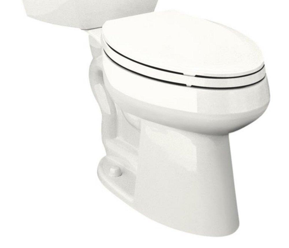 KOHLER White 1.6 gpf Elongated Two Piece Toilet 