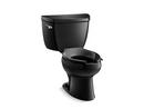 KOHLER Black Black&trade; 1 gpf Elongated Two Piece Toilet 