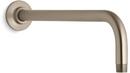 KOHLER Vibrant&reg; Brushed Bronze Right Angle Shower Arm 