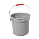 Round Bucket in Grey