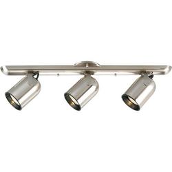 3 Light. 150W Round Back Directional Lighting Brushed Nickel