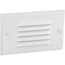 Wall Louvered Step Light in White