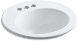 Drop-in Basin in White