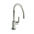 1-Hole Kitchen Faucet with Single Lever Handle in Polished Chrome