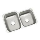 Sterling Luster Stainless Steel 31-1/2 x 20-1/2 in. No Hole Stainless Steel Double Bowl Undermount Kitchen Sink 