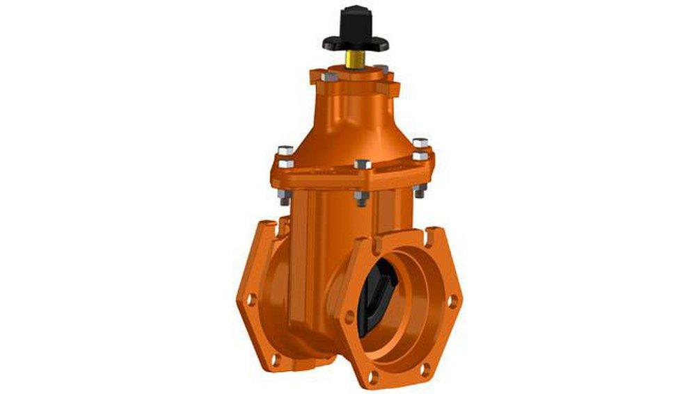 EJ Mechanical Joint Ductile Iron Open Left Resilient Wedge Gate Valve 