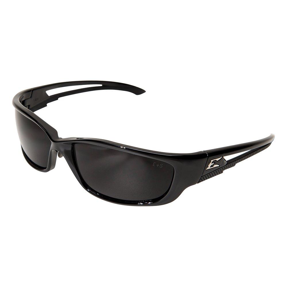 Edge Eyewear Black Safety Glasses with Black Frame 