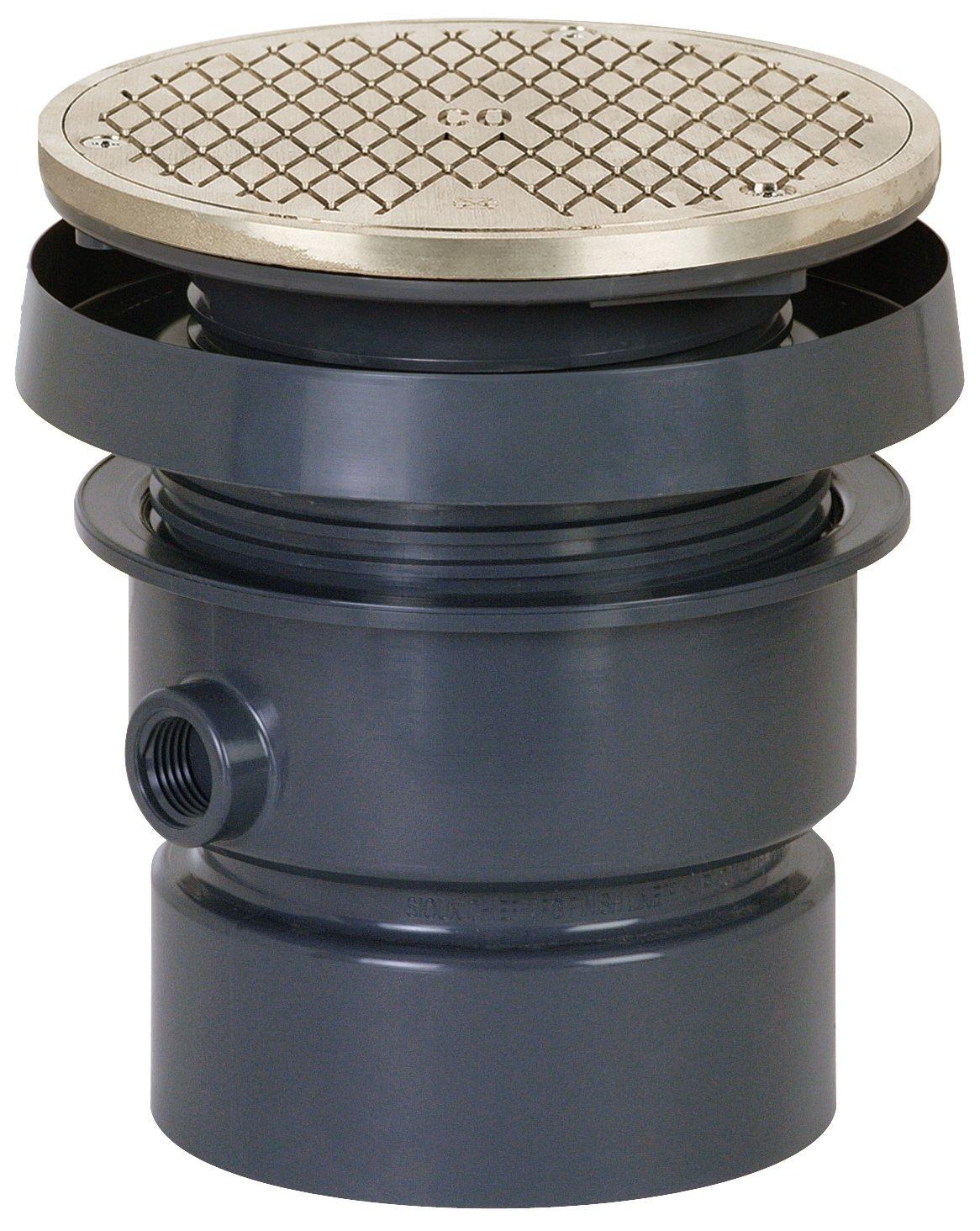Sioux Chief Nickel Bronze Hub Plastic Cleanout 