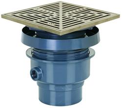 3 in. Hub Plastic Nickel Bronze Floor Drain