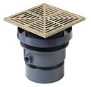Sioux Chief Nickel Bronze Inside Caulk Plastic Floor Drain 
