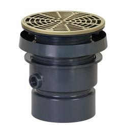 4 in. Inside Caulk Plastic Floor Drain