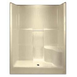 36-1/2 x 60 x 78-1/4 in. Alcove Shower Unit in White