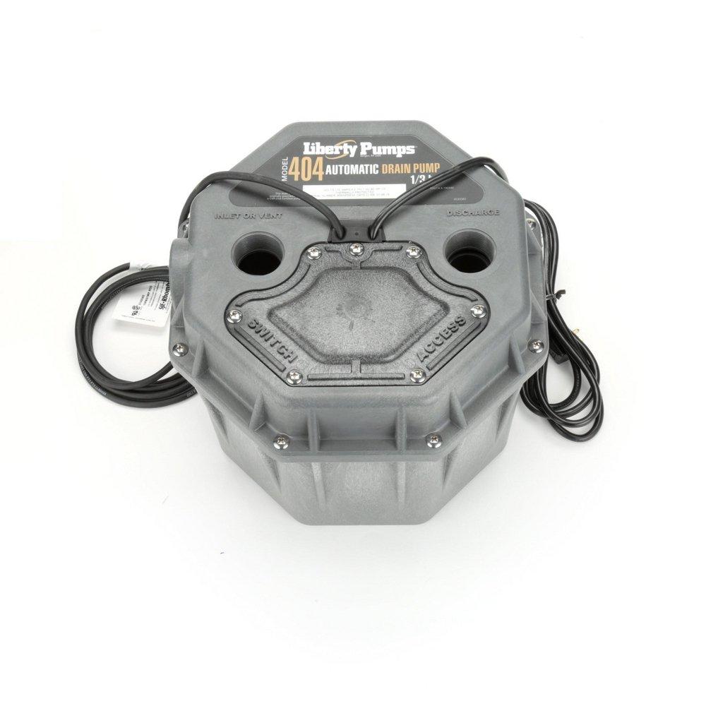 Liberty Pumps Grey 1-1/2 in. 115V 5.2A Plastic Sewage Pump 