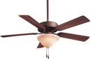 52 in. 5 Blade Indoor Ceiling Fan With Excavation Glass Oil Rubbed Bronze