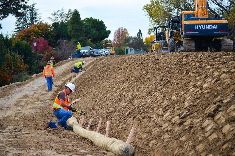 Central Ohio Topsoil & Mulch 9 ft. Straw Wattle 