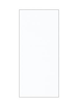 Plastic Address Number Tile in White