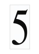 Visual Comfort & Co. Generation Lighting White #5 Address Number Tile 