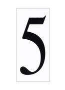 Visual Comfort & Co. Generation Lighting White #5 Address Number Tile 