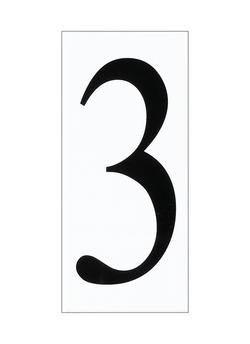 Address 3 Tile in White