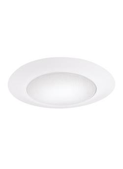 40 W 1-Light Medium Incandescent Recessed Fixture in White