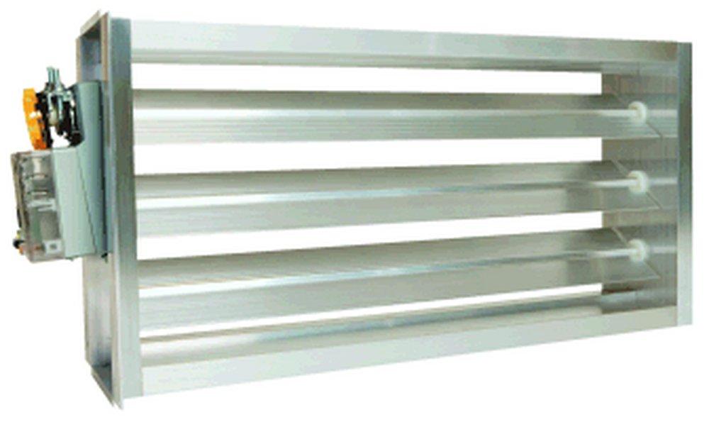 EWC Controls Motorized Damper Aluminum with Glass Filled Nylon Bearing 