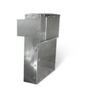 3-1/4 x 12 x 12 in. Galvanized Steel Duct Wall Stack
