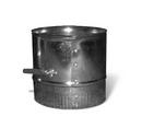 6 in. Spin Fitting Galvanized Steel with Damper 