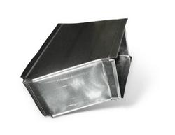 14 in. x 8 in. - 12 in. x 8 in. Galvanized Trunk Duct Reducer