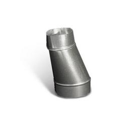 6 in. Straight Boot Galvanized Steel