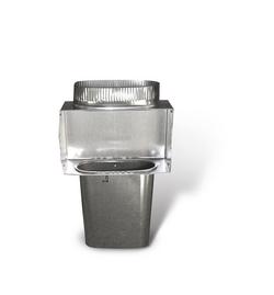 10 x 6 in. Residential Supply Register in Silver Galvanized Steel