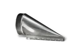3-1/4 x 10 x 6 in. Galvanized Steel End Boot