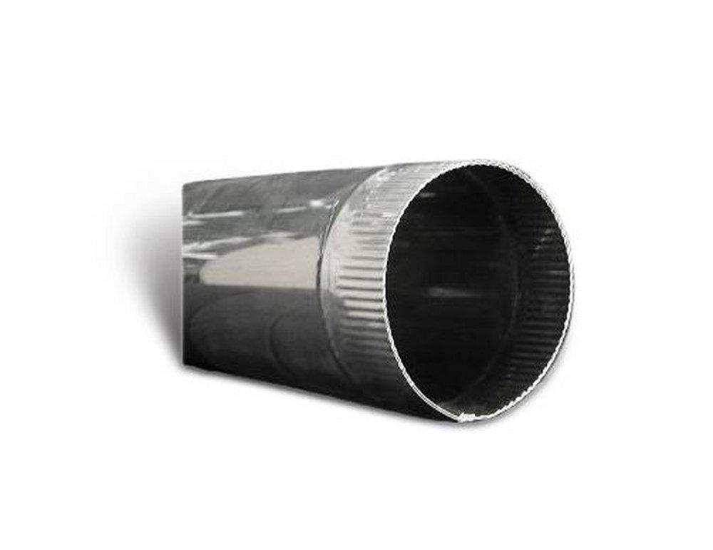 3 ft. 24 ga Stainless Steel Round Duct Pipe 