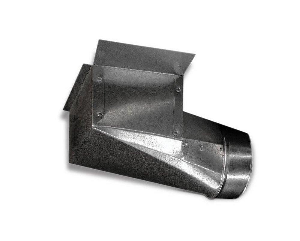 10 x 6 in. 90 Degree Boot Galvanized Steel 