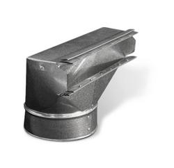 14 in. x 3-1/4 in. x 8 in. 90&deg; Stack Angle Boot