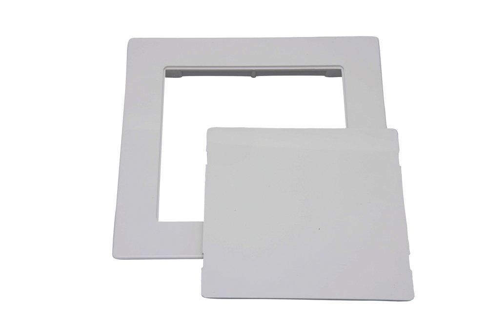 PROFLO&reg; White 8 x 8 in. Plastic Access Panel 