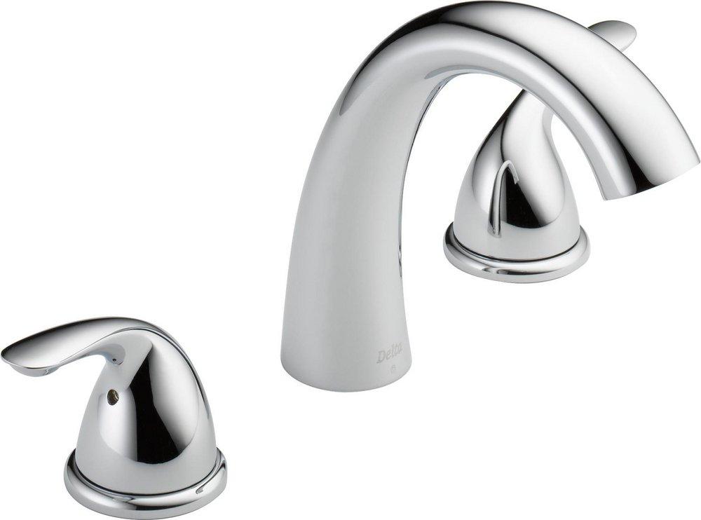 Delta Faucet Chrome Two Handle Roman Tub Faucet Trim Only 