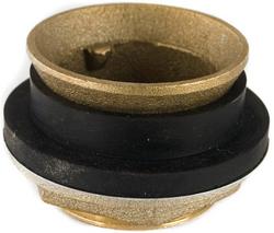 2 in. Cast Brass Rubber Closet Spud