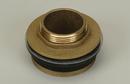 PROFLO&reg; 1-1/2 x 3/4 in. Cast Brass Closet Spud with Metal and Rubber Washer 