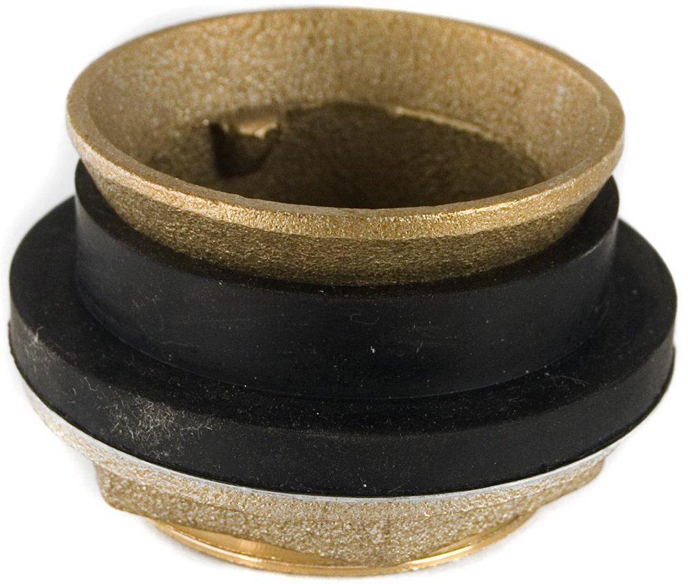 PROFLO&reg; 1-1/2 x 3/4 in. Cast Brass Closet Spud with Metal and Rubber Washer 