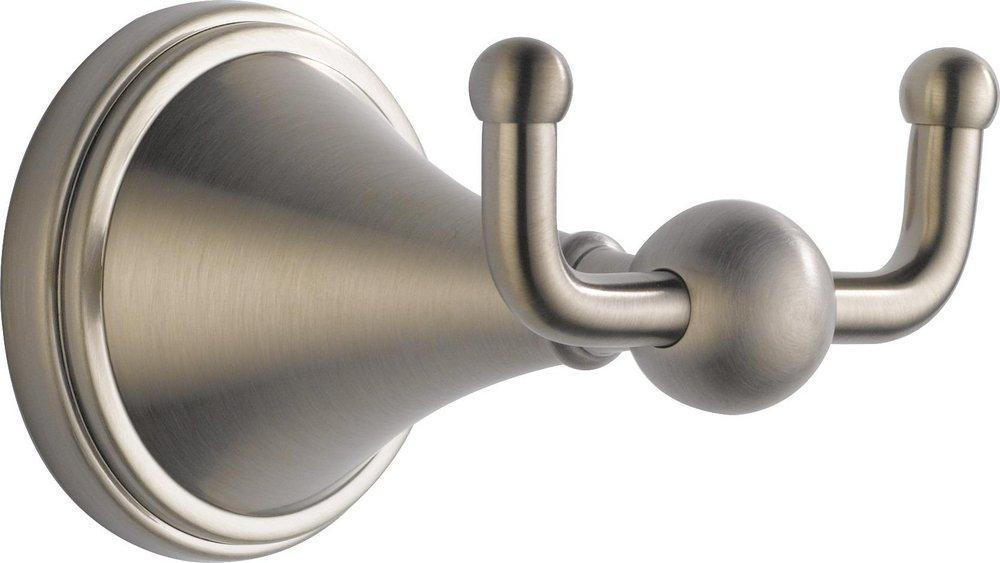 Brizo Brushed Nickel 2-Hook Robe Hook 