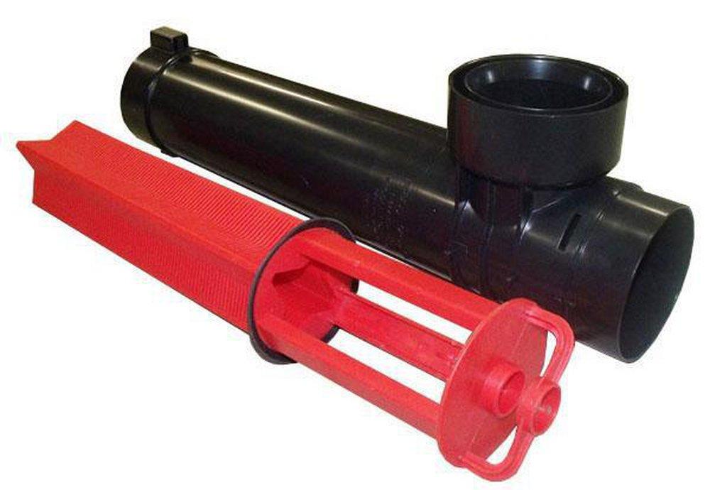 Polylok Red 4-1/5 in. 800 gpd Polypropylene Effluent Filter in Red 