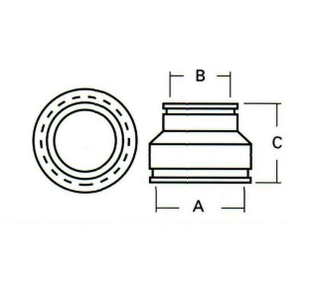 Fernco 16 X 15 Asbestos Cement Fibre / Ductile Iron X Asbestos Cement Fibre / Ductile Iron 