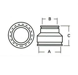 16 X 15 Asbestos Cement Fibre / Ductile Iron X Asbestos Cement Fibre / Ductile Iron