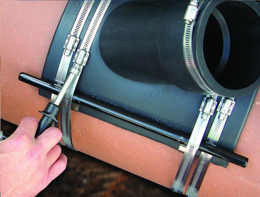 Fernco Pressure Kit Flexible Tap Saddles 