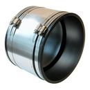Fernco Clamp Plastic Coupling with Stainless Steel Band 