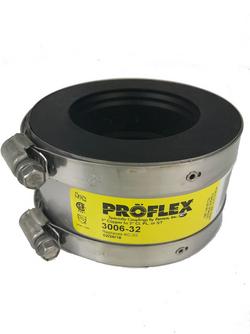 2-37/100 x 3-7/10 in. Copper x Cast Iron or Plastic Reducing Flexible Adapter