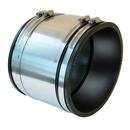 Fernco Clay x Asbestos Cement Fiber Straight PVC and 300L Stainless Steel Coupling 
