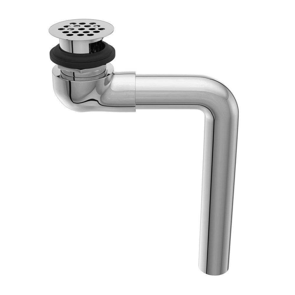 PROFLO® Chrome Plated 1-1/4 x 6 in. 17 ga Offset Grid Drain 