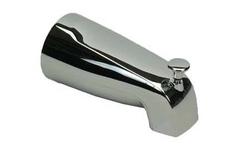 5 in. Integrated Diverter Tub Spout in Chrome - Slip Fit